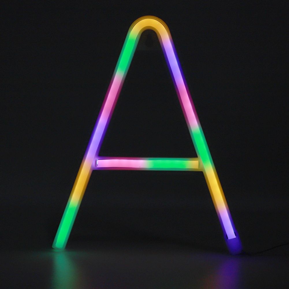 Distinctive English Letter A Shape LED Light for Christmas Wedding Birthday view 9
