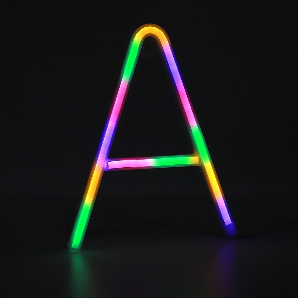 Distinctive English Letter A Shape LED Light for Christmas Wedding Birthday view 10