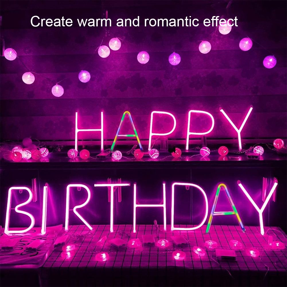 Distinctive English Letter A Shape LED Light for Christmas Wedding Birthday view 12