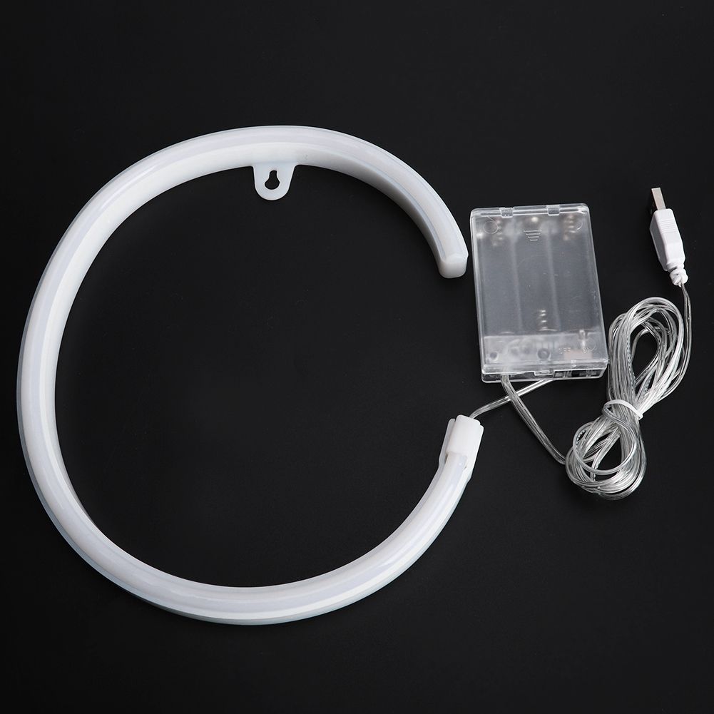 Unique Alphabet C shaped LED Light Night Light for Home Wedding Party view 4