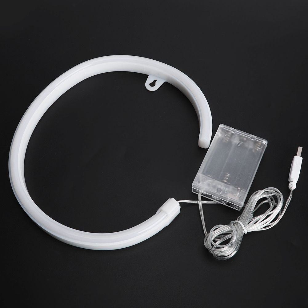 Unique Alphabet C shaped LED Light Night Light for Home Wedding Party view 5