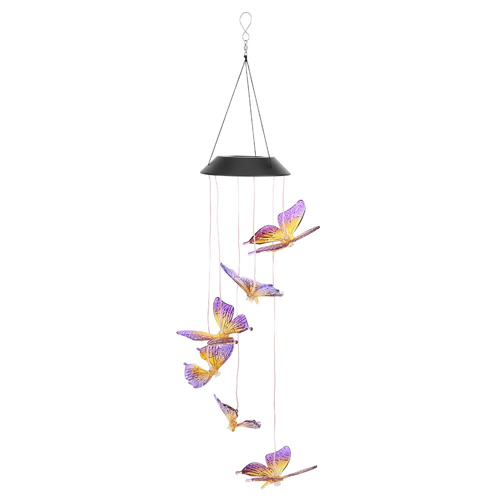 Waterproof Hanging LED Solar Windchime Light for Indoor Outdoor Garden view 6