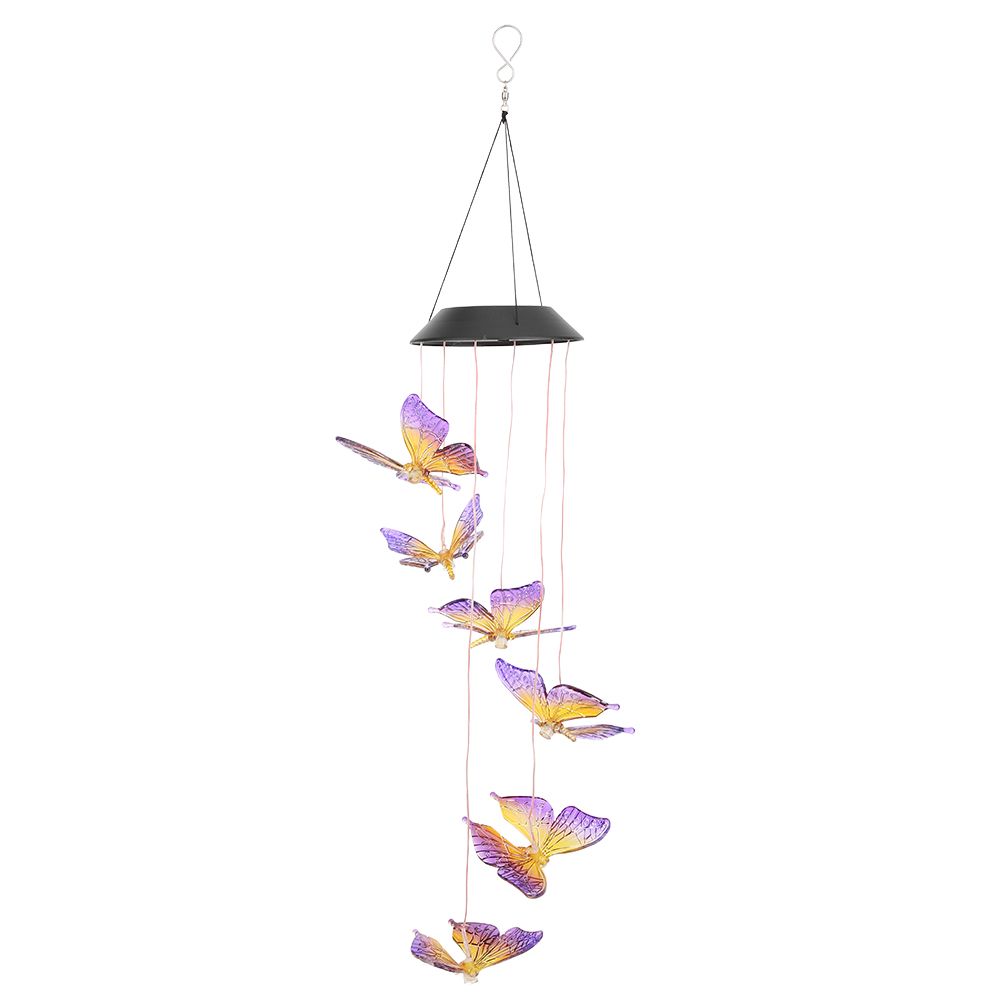 Waterproof Hanging LED Solar Windchime Light for Indoor Outdoor Garden view 10