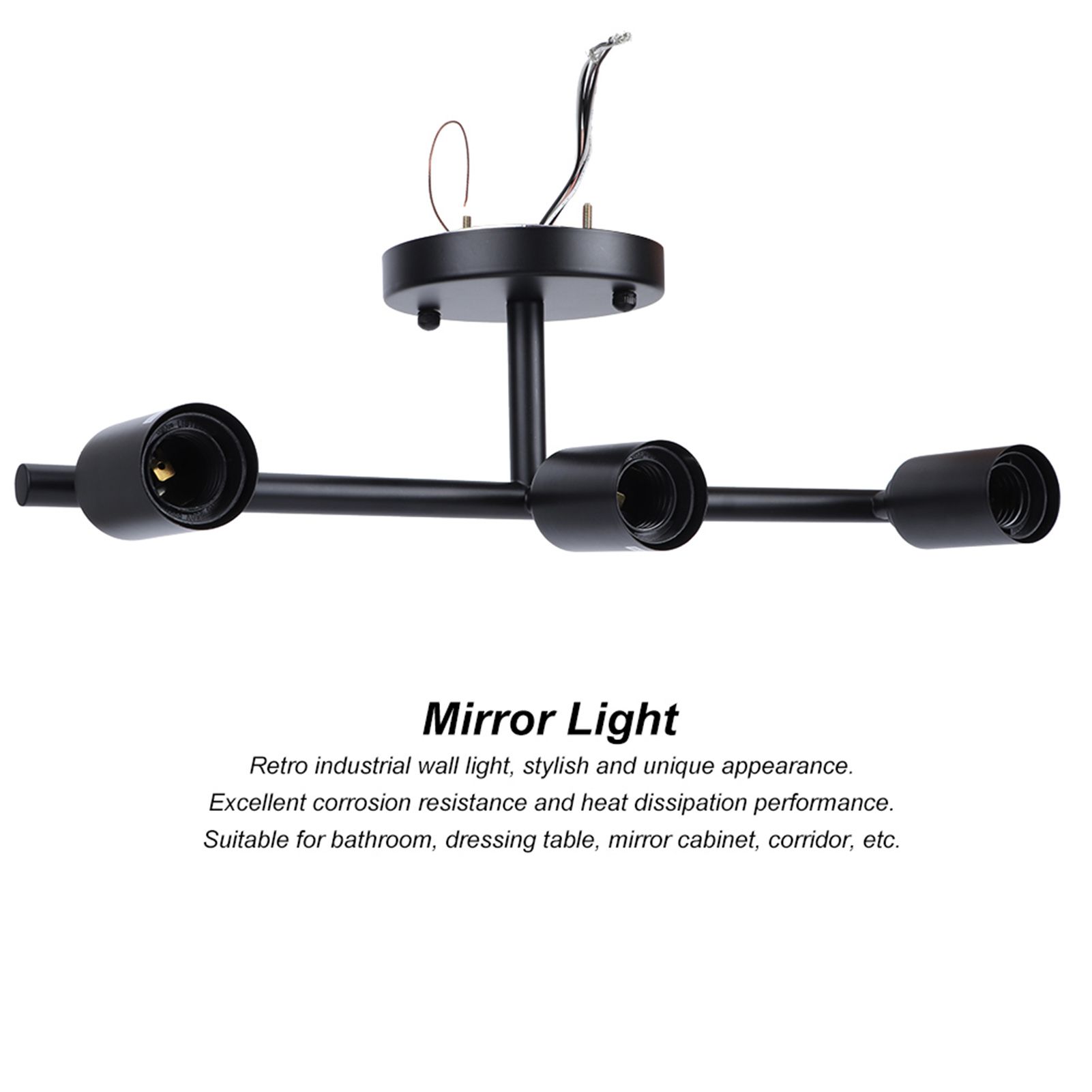 Innovative Vintage E26 Mirror Light Industrial Wall Lights for Kitchen view 9