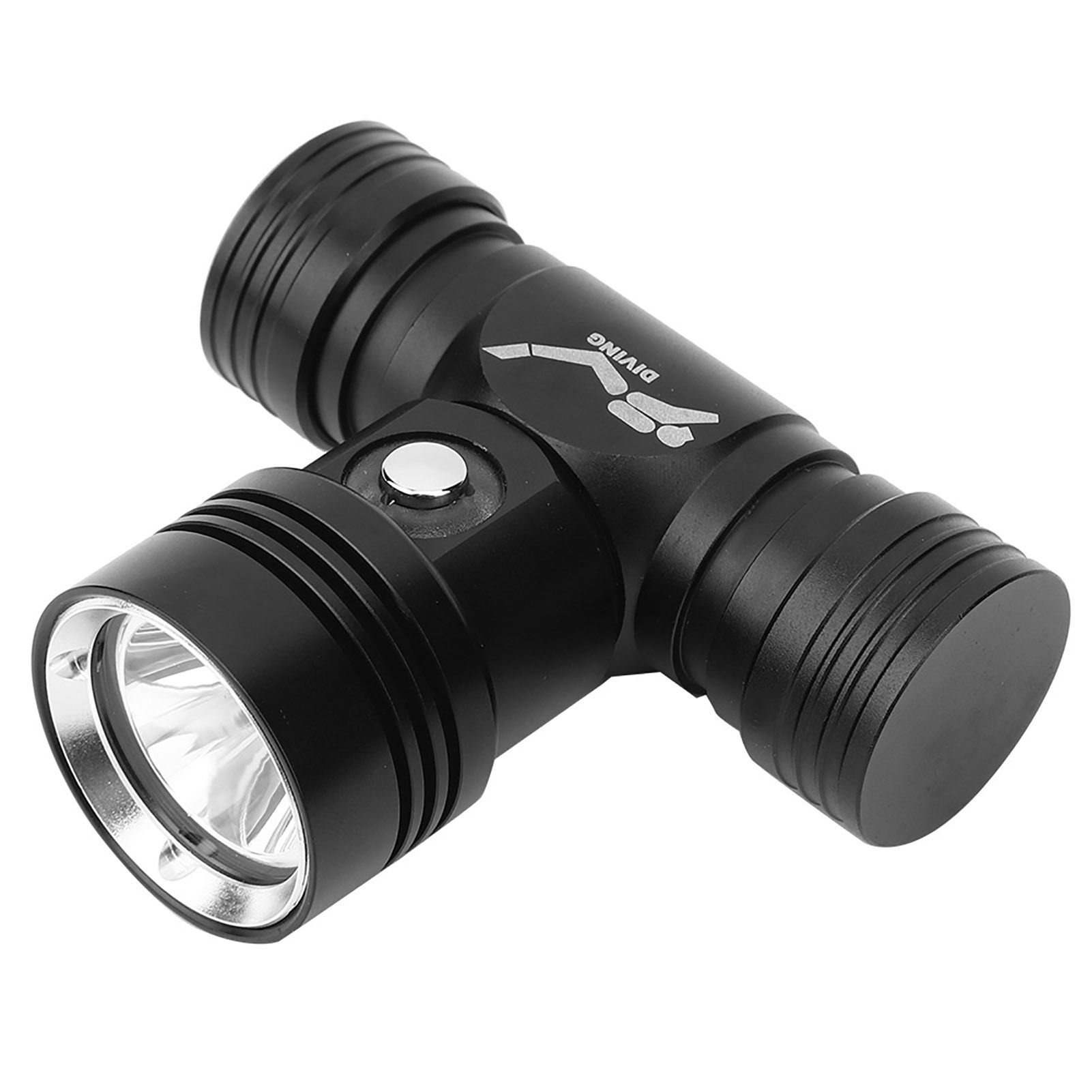 Waterproof LED Diving Headlamp Underwater High Brightness Head Light for Land