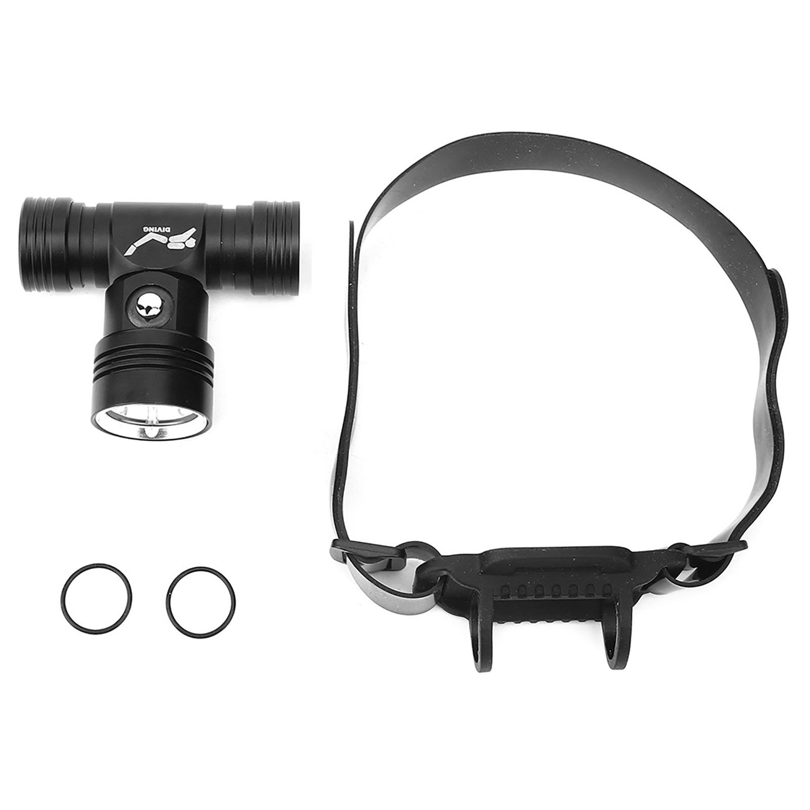 Waterproof LED Diving Headlamp Underwater High Brightness Head Light for Land view 2