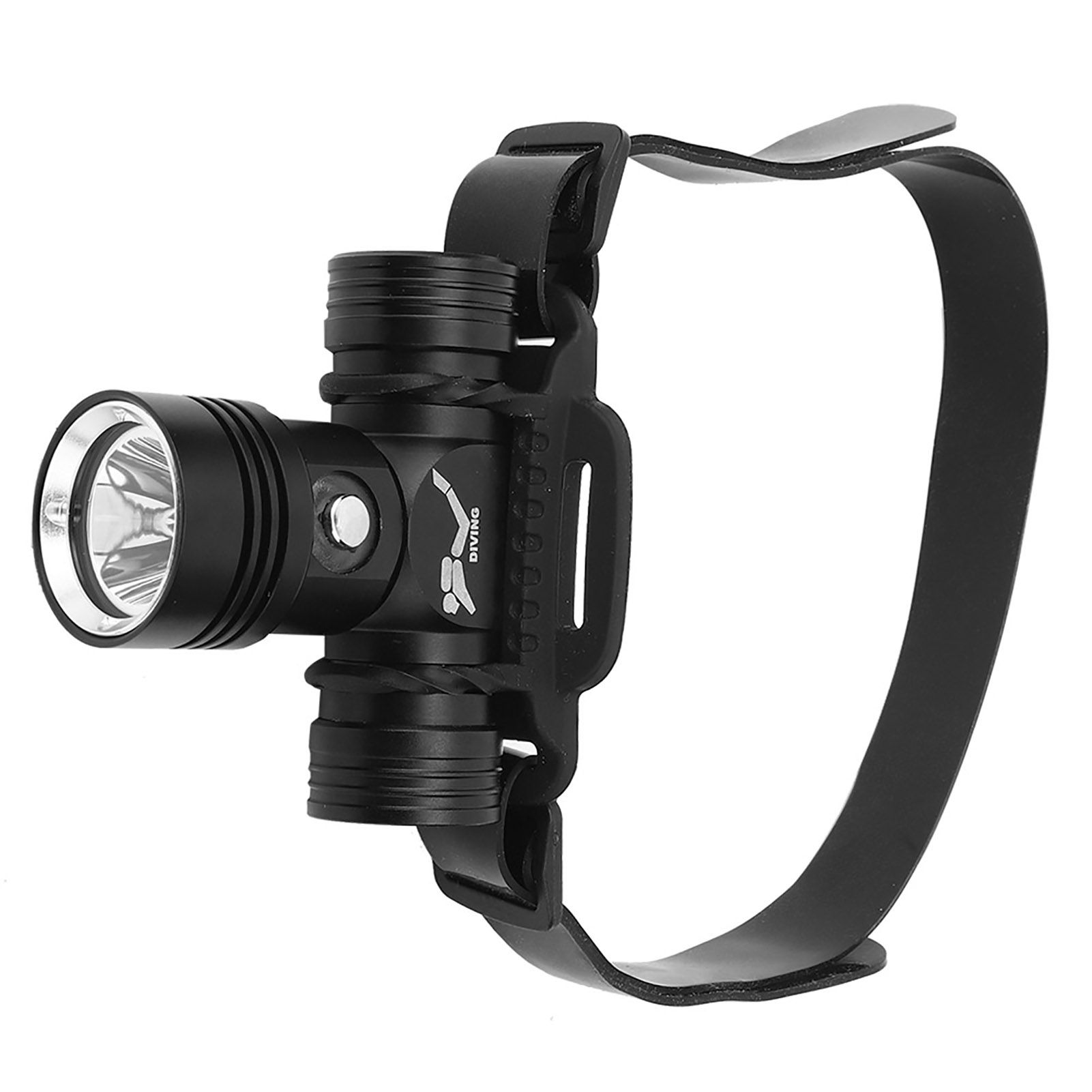 Waterproof LED Diving Headlamp Underwater High Brightness Head Light for Land view 6
