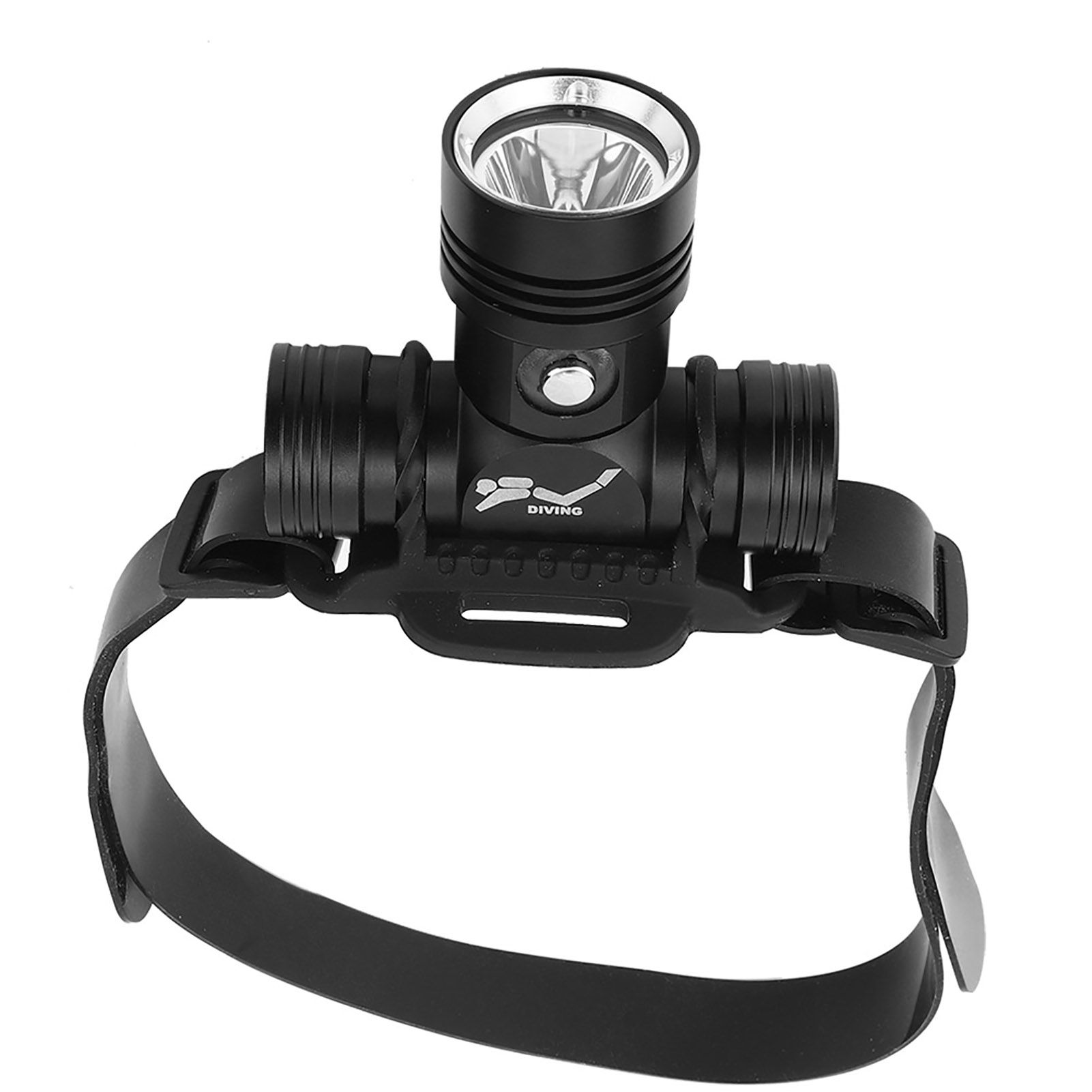Waterproof LED Diving Headlamp Underwater High Brightness Head Light for Land view 9