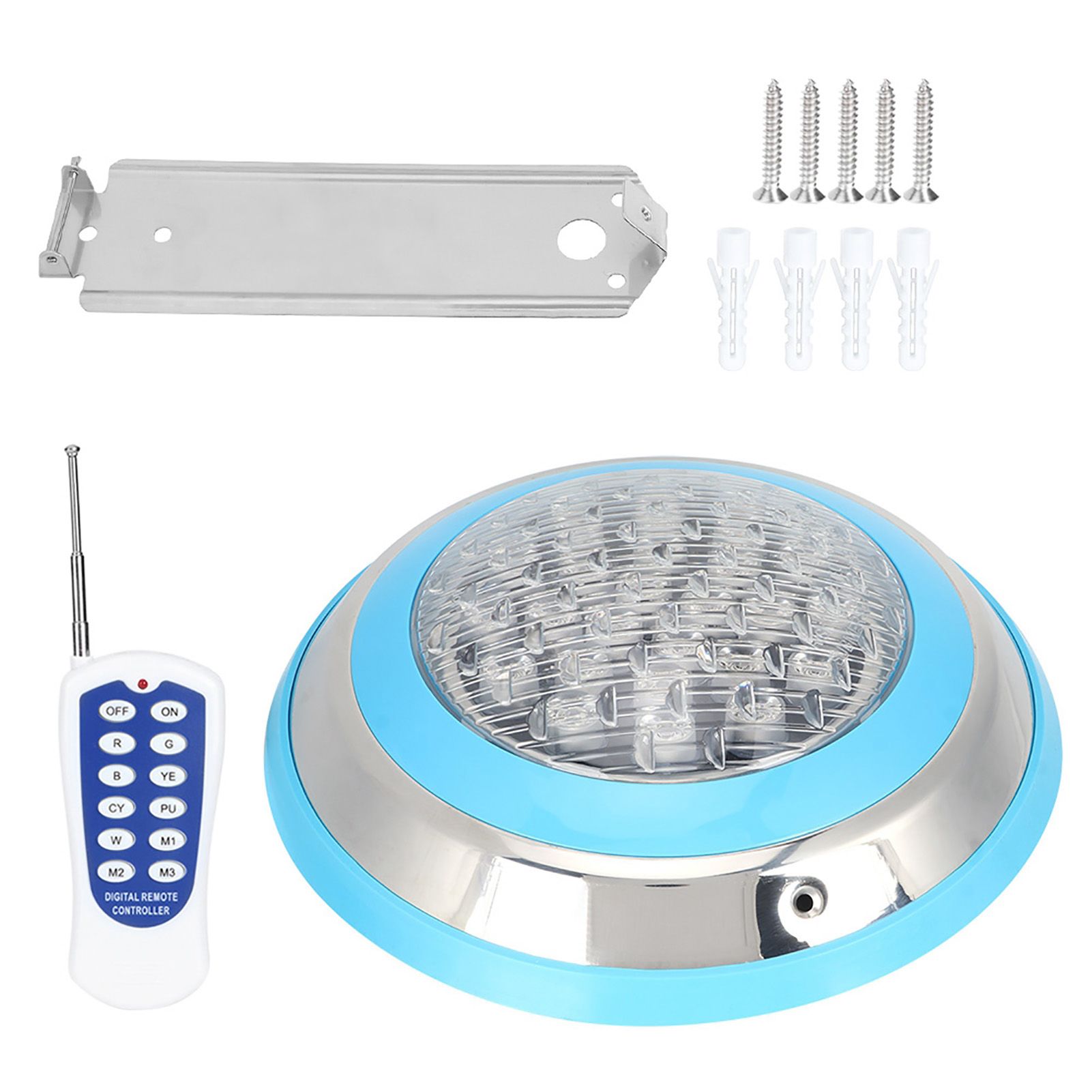 24W AC 12V 24LED Underwater Light Remote Control Waterproof Swimming Pool Lighting view 2