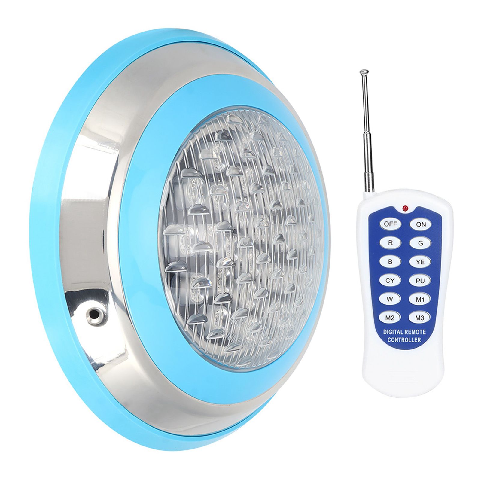 24W AC 12V 24LED Underwater Light Remote Control Waterproof Swimming Pool Lighting view 3