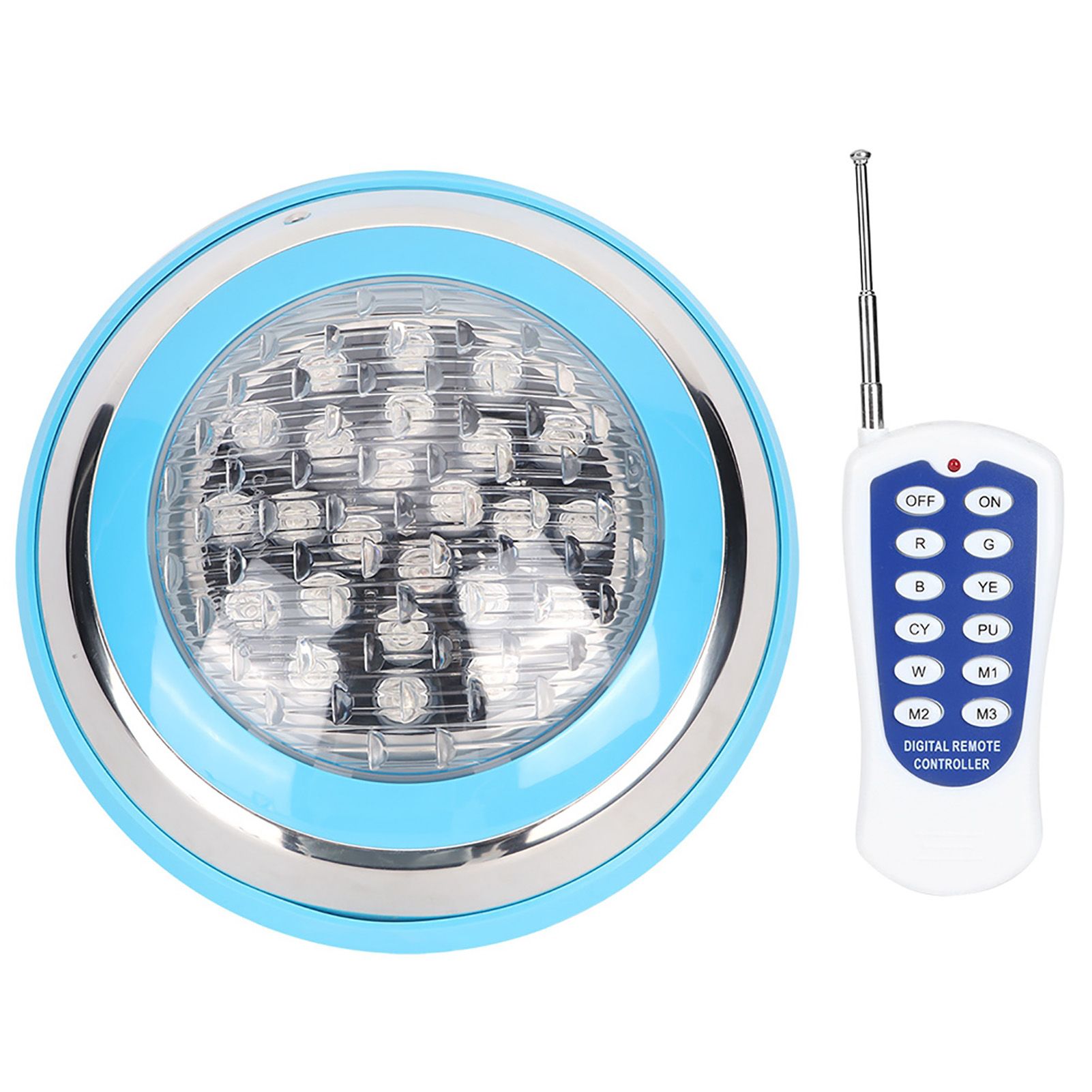 24W AC 12V 24LED Underwater Light Remote Control Waterproof Swimming Pool Lighting view 4