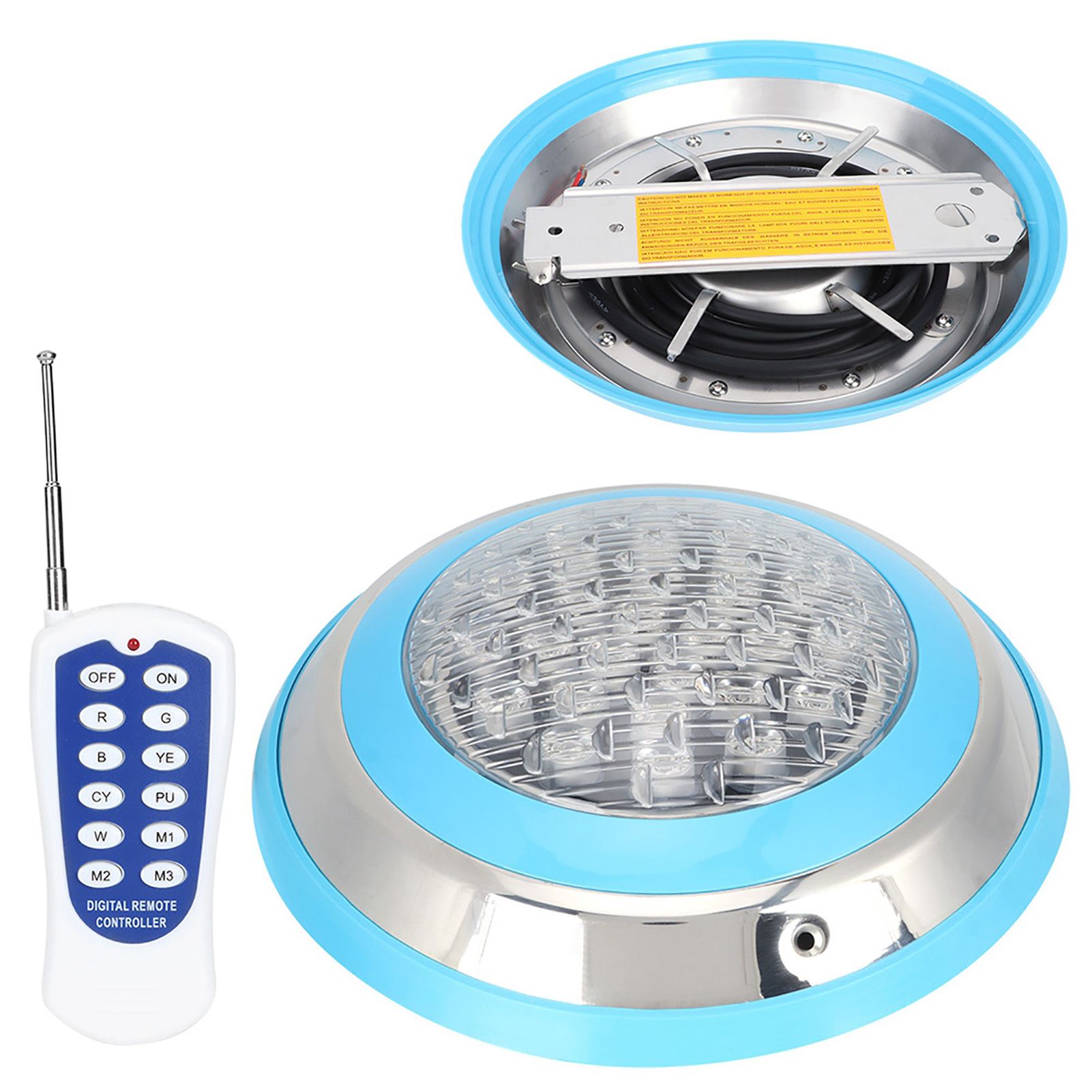 24W AC 12V 24LED Underwater Light Remote Control Waterproof Swimming Pool Lighting view 10