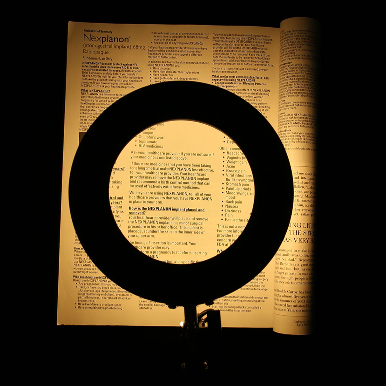 USB Crank Arm 5X Magnifying Glass Clip Light Repair Lamp view 9