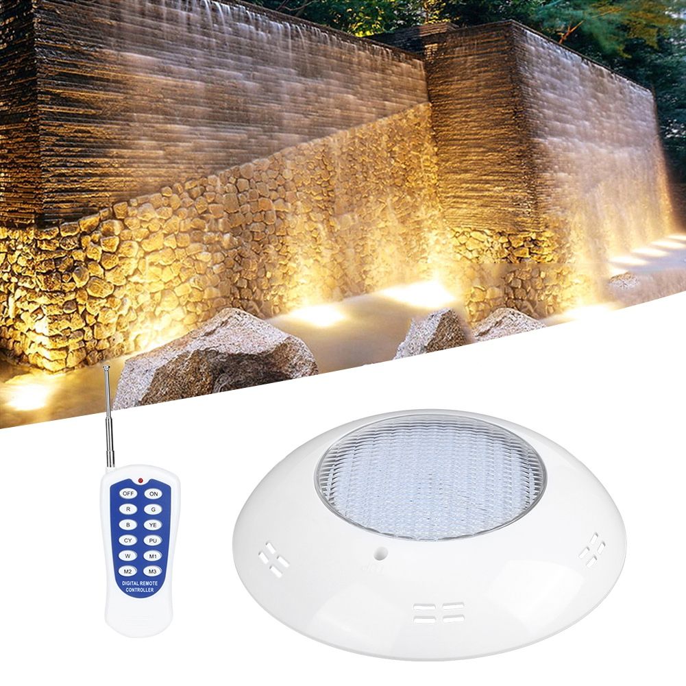 360LED Swimming Pool Lights 35W Pool Wall Light Remote Control Underwater