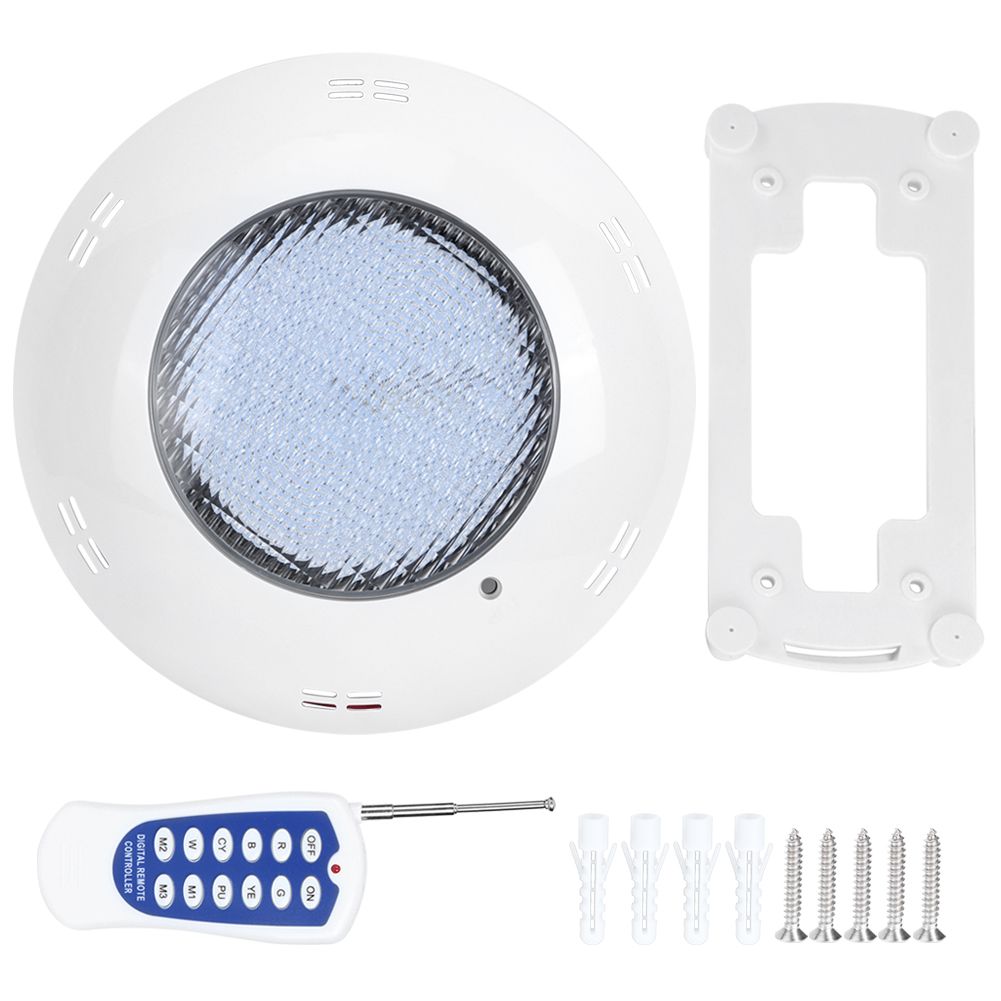 360LED Swimming Pool Lights 35W Pool Wall Light Remote Control Underwater view 2