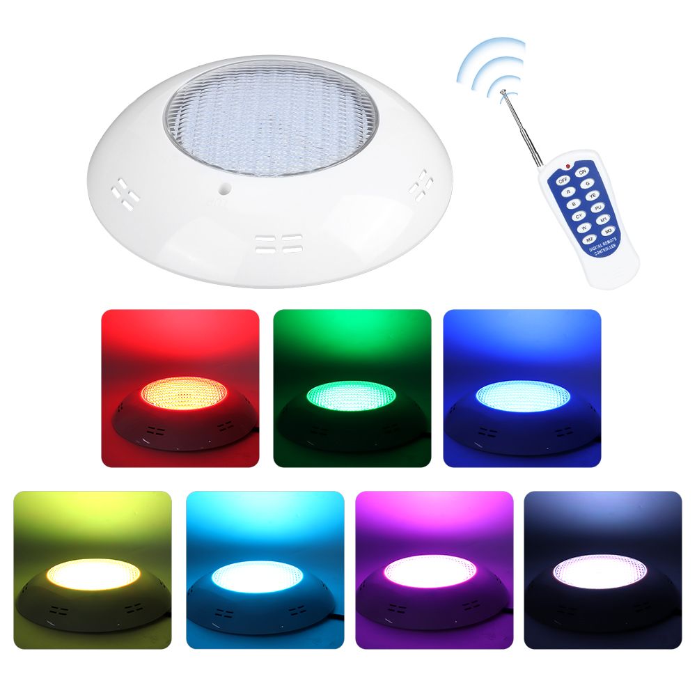 360LED Swimming Pool Lights 35W Pool Wall Light Remote Control Underwater view 3