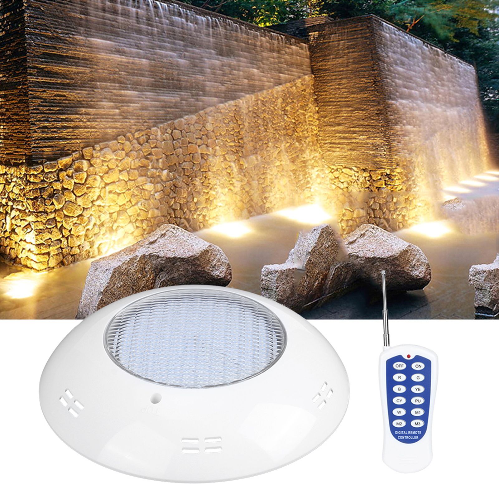 45W 460LED Swimming Pool Wall Light Lamp IP68 Waterproof Underwater Light AC 12V view 5