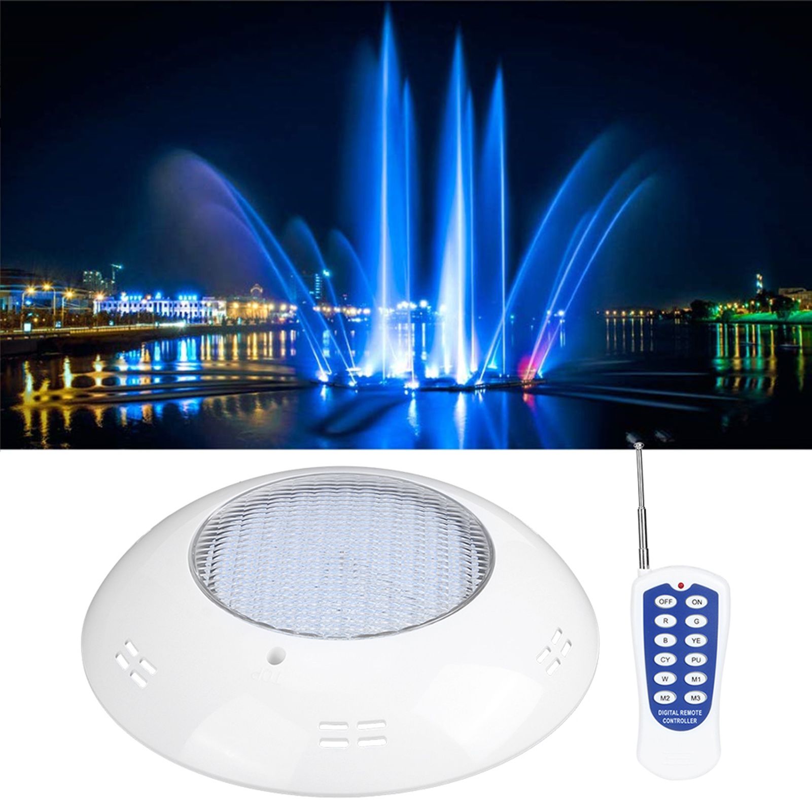 45W 460LED Swimming Pool Wall Light Lamp IP68 Waterproof Underwater Light AC 12V view 7