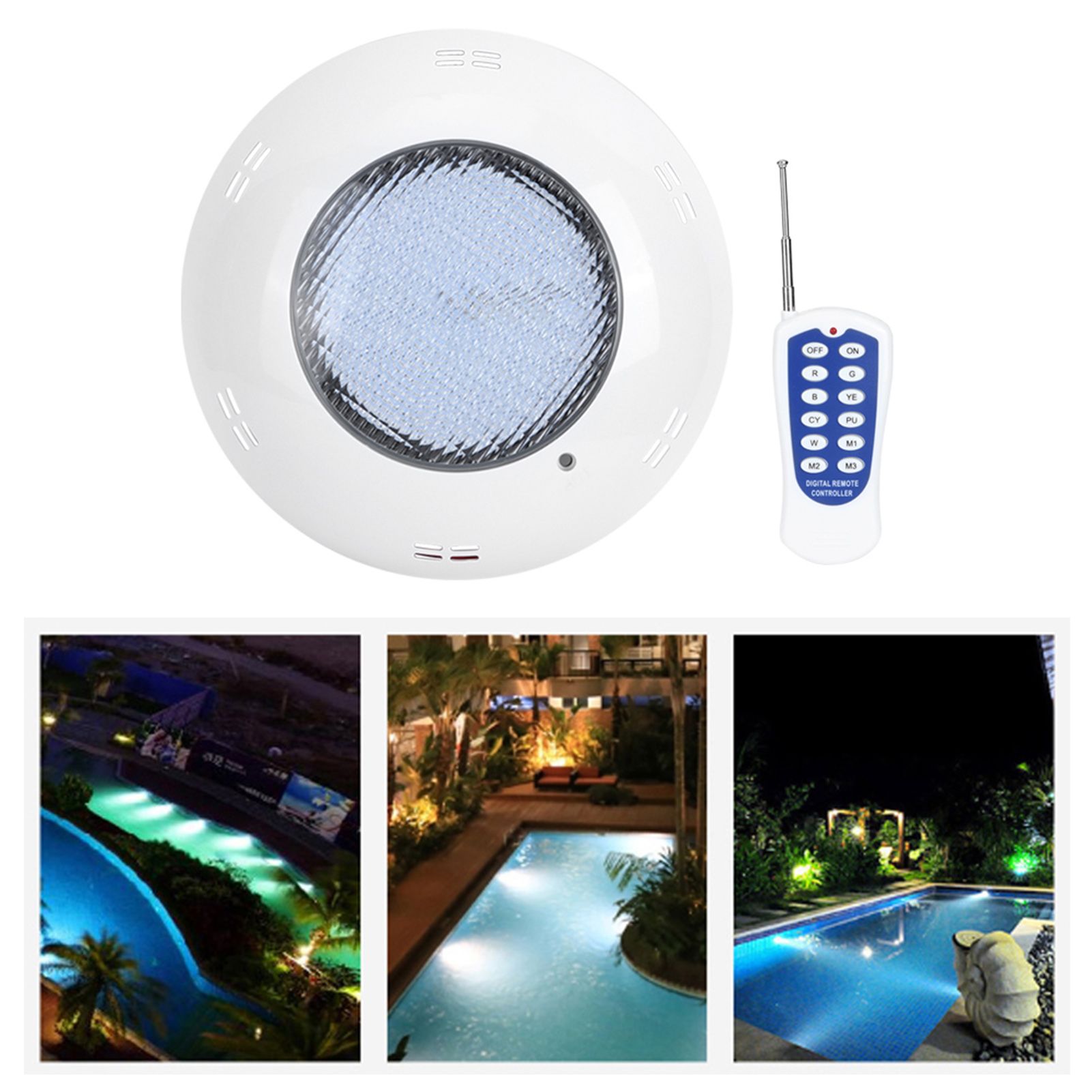 45W 460LED Swimming Pool Wall Light Lamp IP68 Waterproof Underwater Light AC 12V view 10