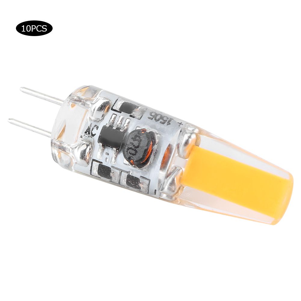 10Pcs Household Mini G4 Silicone LED Light Bulb 1.5W AC12V for Car Cabinet view 4