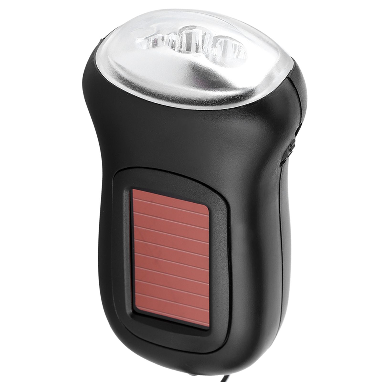 Hand Crank Solar Powered Rechargeable Flashlight LED Emergency Dynamo Torch view 5