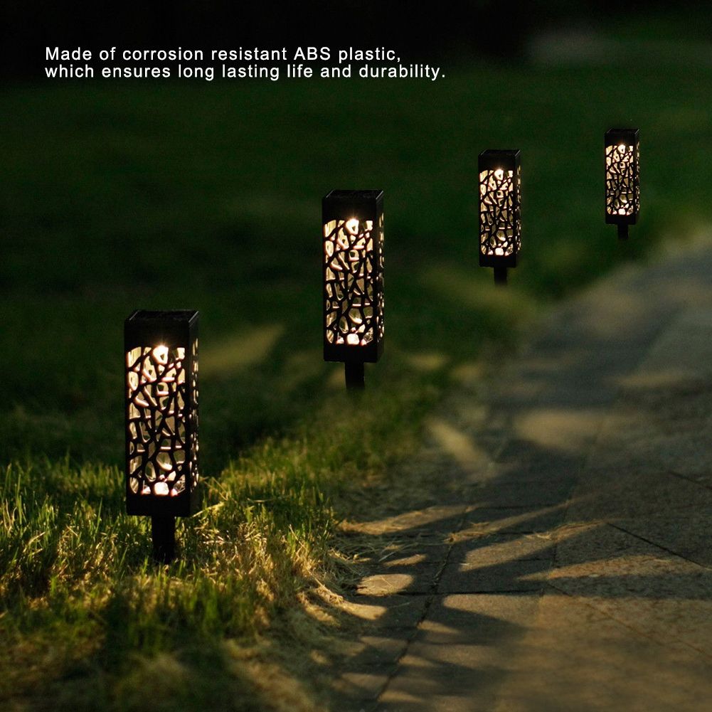 Outdoor Waterproof Solar Lawn Light LED Spike Lamps for Garden Courtyard Pathway view 12