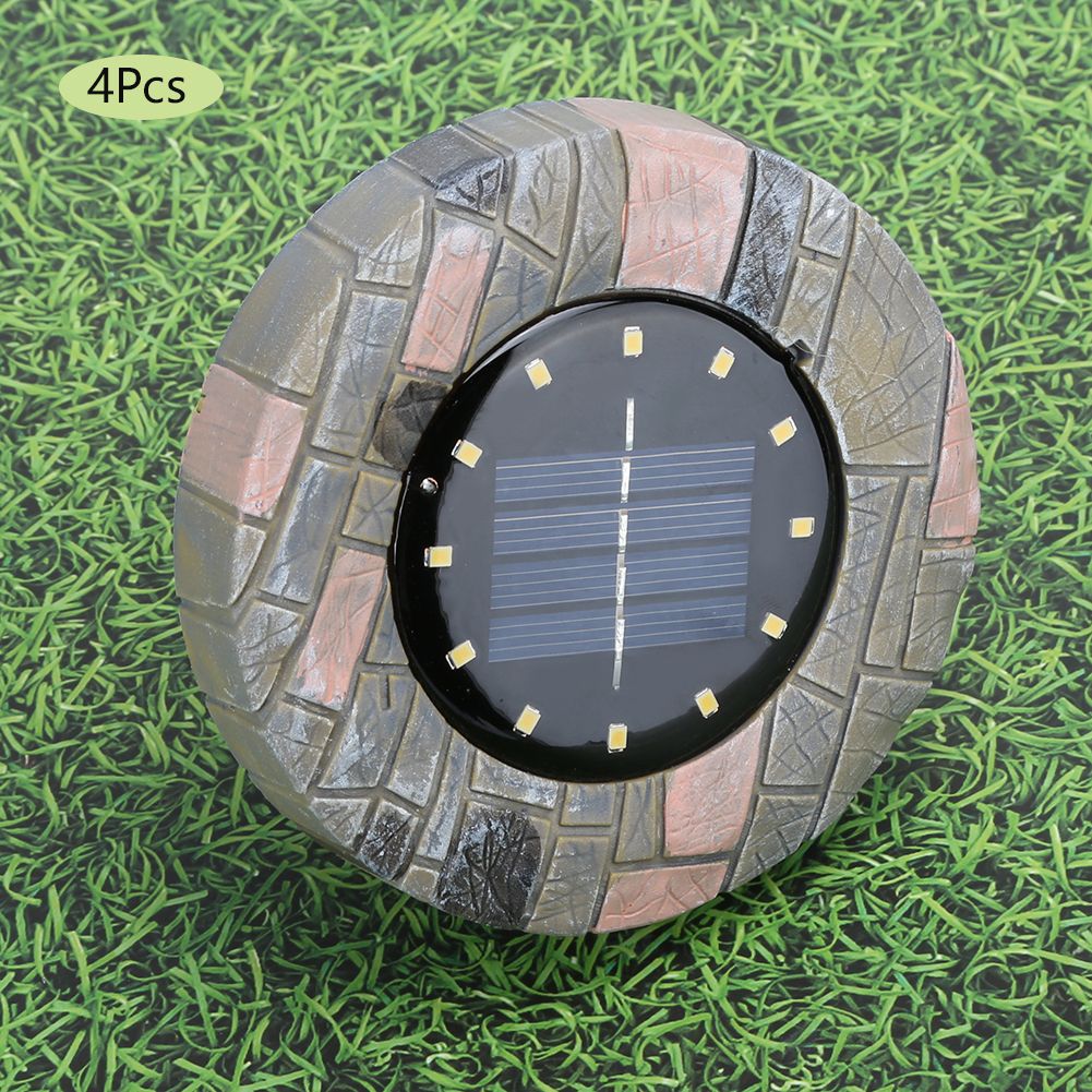 12LED Solar Lawn Light Waterproof Ground Spike Buried Lamp for Garden Pathway view 5