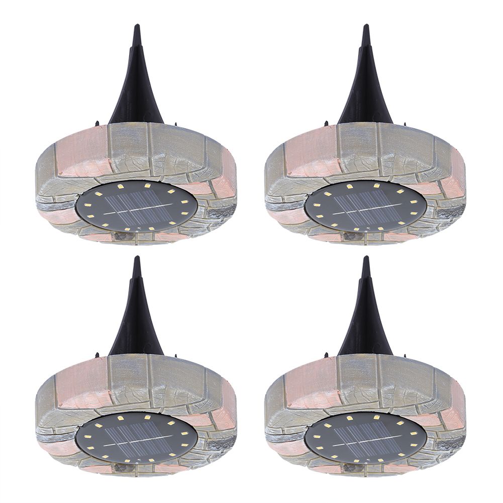 12LED Solar Lawn Light Waterproof Ground Spike Buried Lamp for Garden Pathway view 8