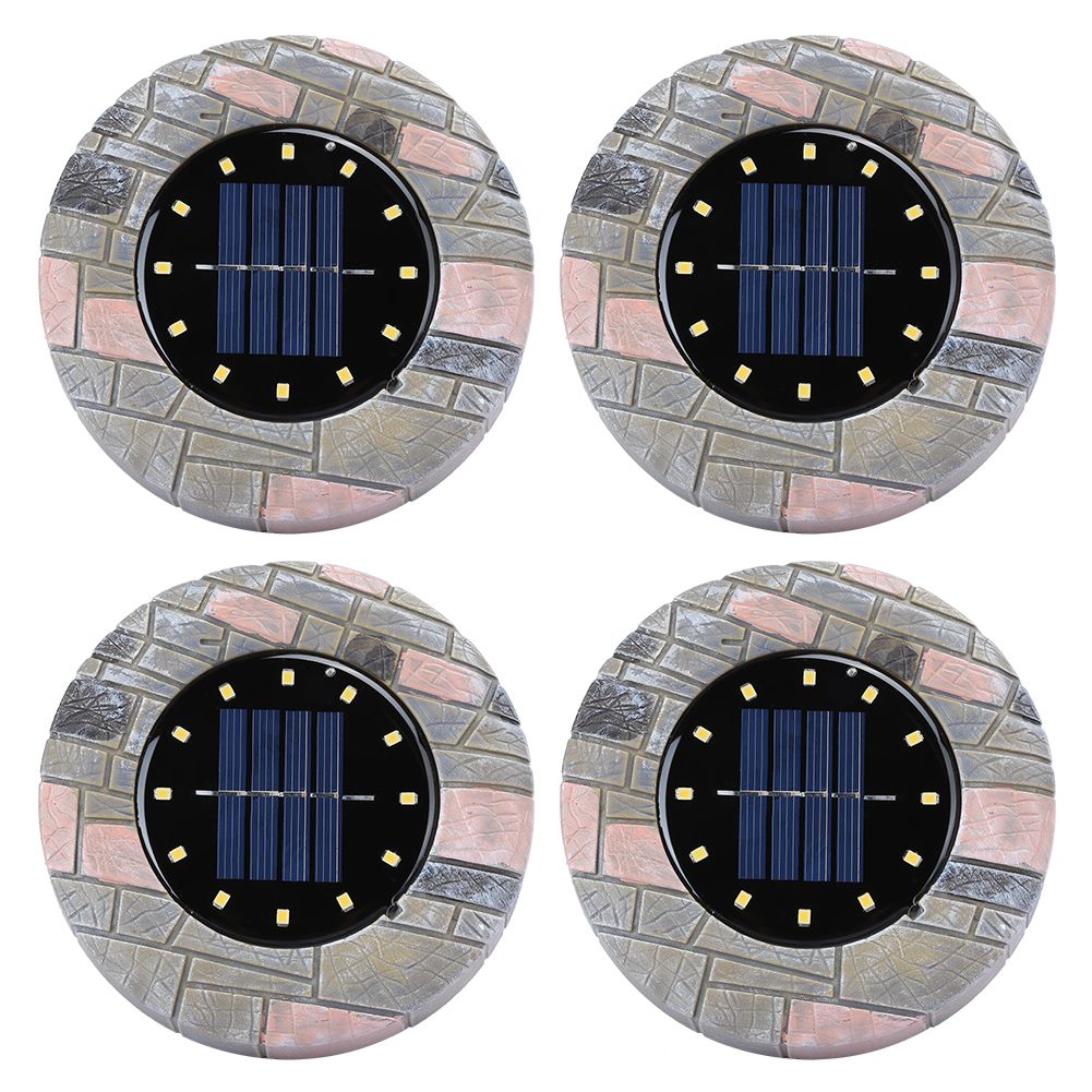 12LED Solar Lawn Light Waterproof Ground Spike Buried Lamp for Garden Pathway view 10