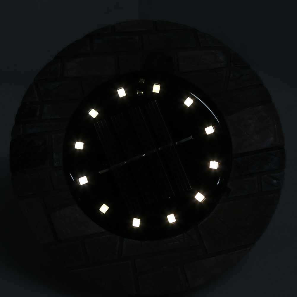 12LED Solar Lawn Light Waterproof Ground Spike Buried Lamp for Garden Pathway view 11