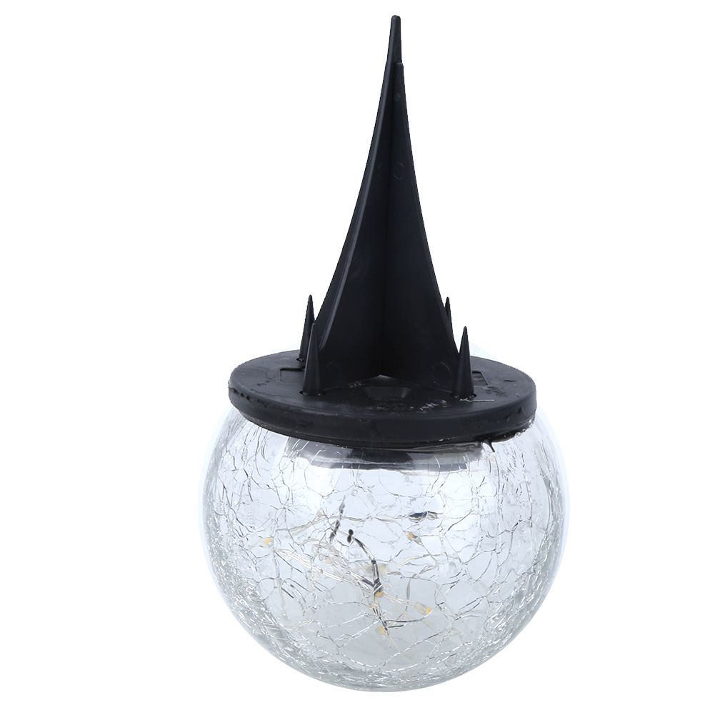 Waterproof Solar Crackle Glass Ball Light Ground Spike Lamp for Garden Yard view 3