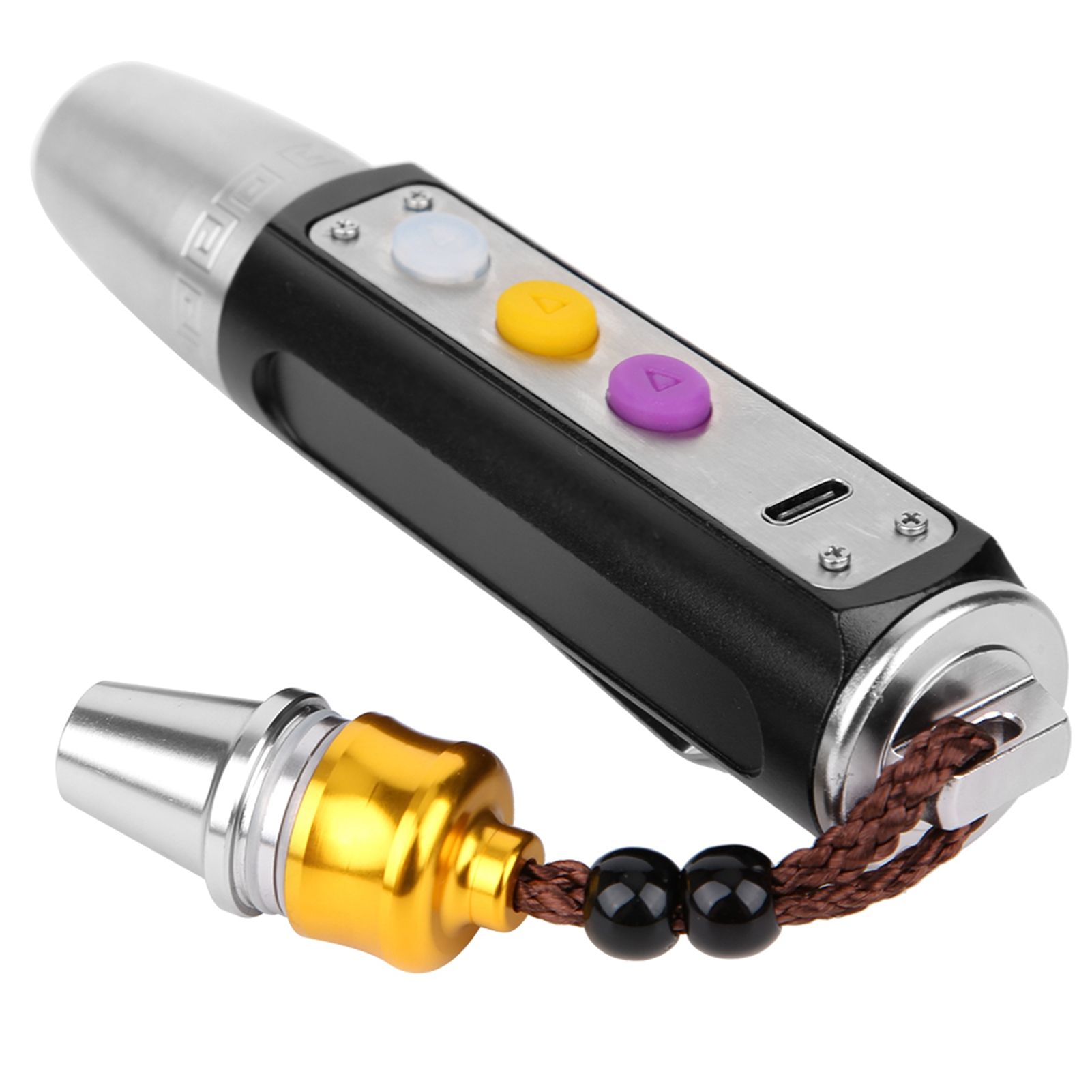 Portable 3 LEDs Expert Jades Flashlight Torch USB Rechargeable Jewelry Gems view 7