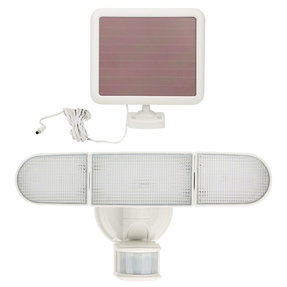 3‑Head Solar Motion Sensor Light Intelligent Wall Light Courtyard Sensor Lamps view 2