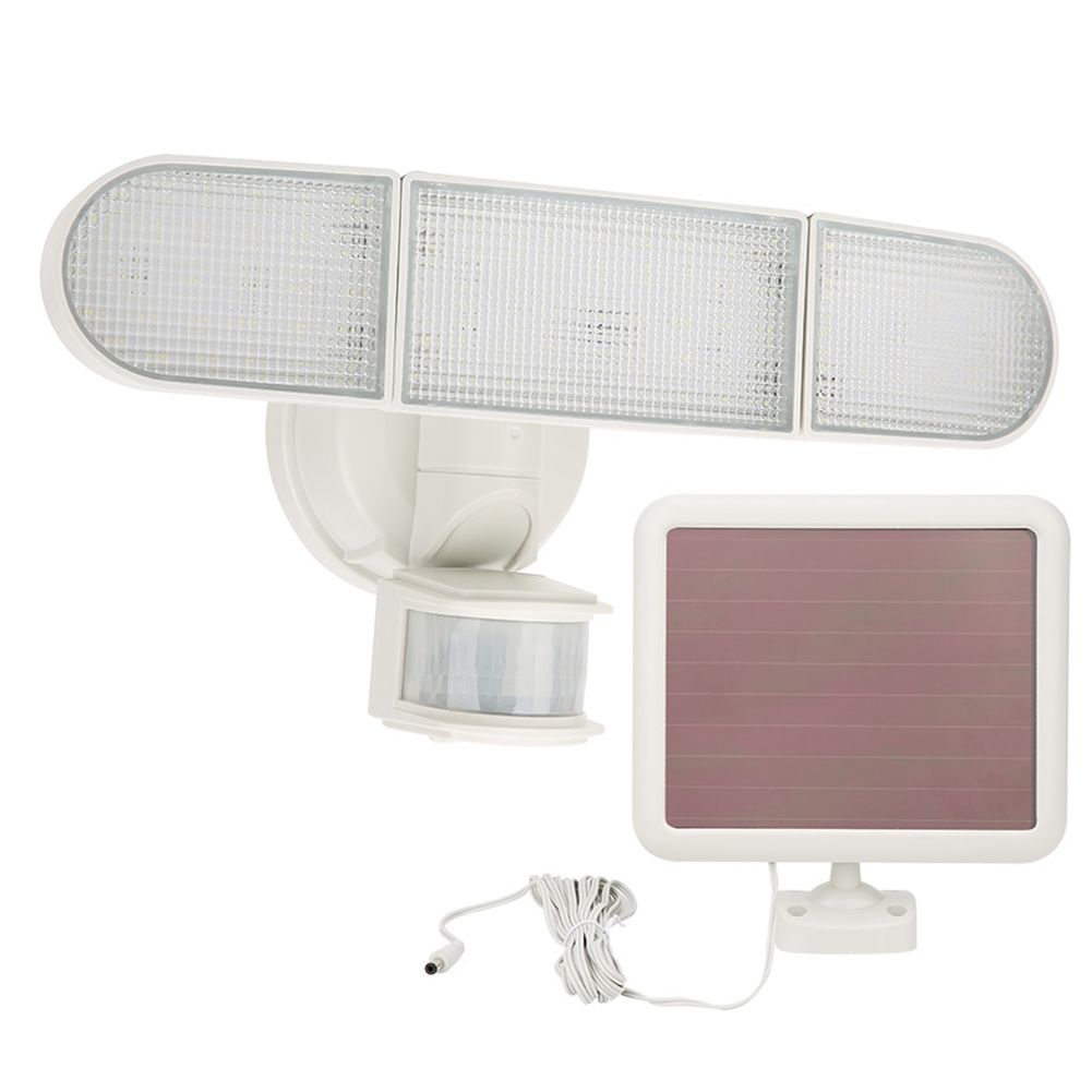 3‑Head Solar Motion Sensor Light Intelligent Wall Light Courtyard Sensor Lamps view 4