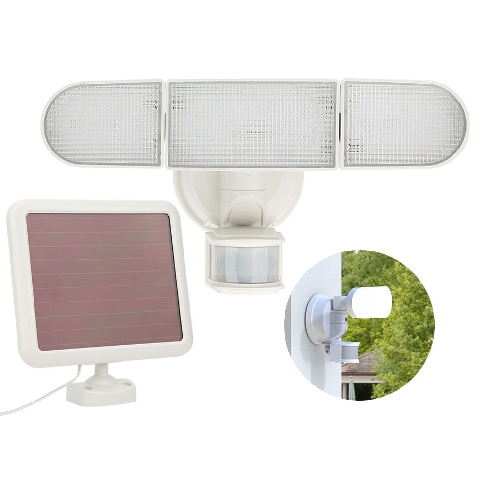 3‑Head Solar Motion Sensor Light Intelligent Wall Light Courtyard Sensor Lamps view 9