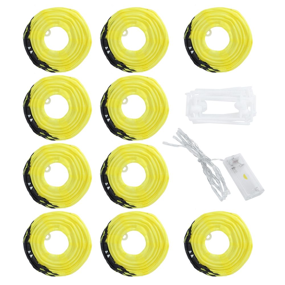 1.2M 10LED Lantern Shaped String Lights Halloween Lights Outdoor Indoor Garden view 5