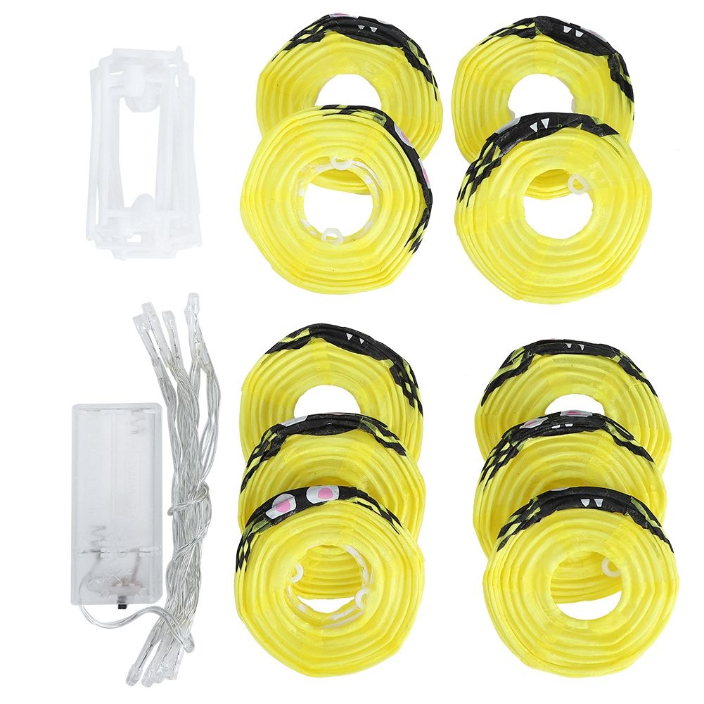 1.2M 10LED Lantern Shaped String Lights Halloween Lights Outdoor Indoor Garden view 8