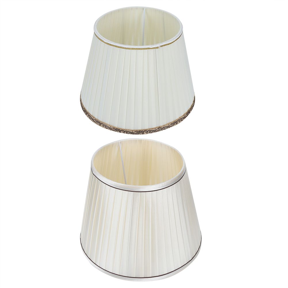 2Pcs Modern Table Light Lamp Cover Fabric Lampshade Accessory for Living Room view 6