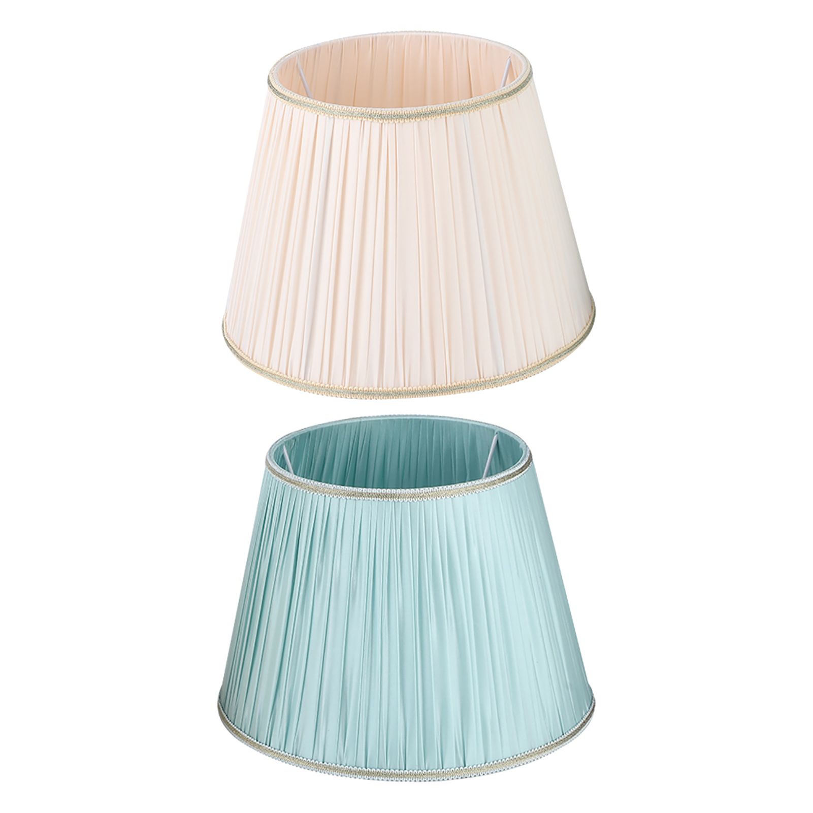 2PCS E27 Modern Simple Desk Lamp Cover Shade Fabric Lampshade for Living Room view 4