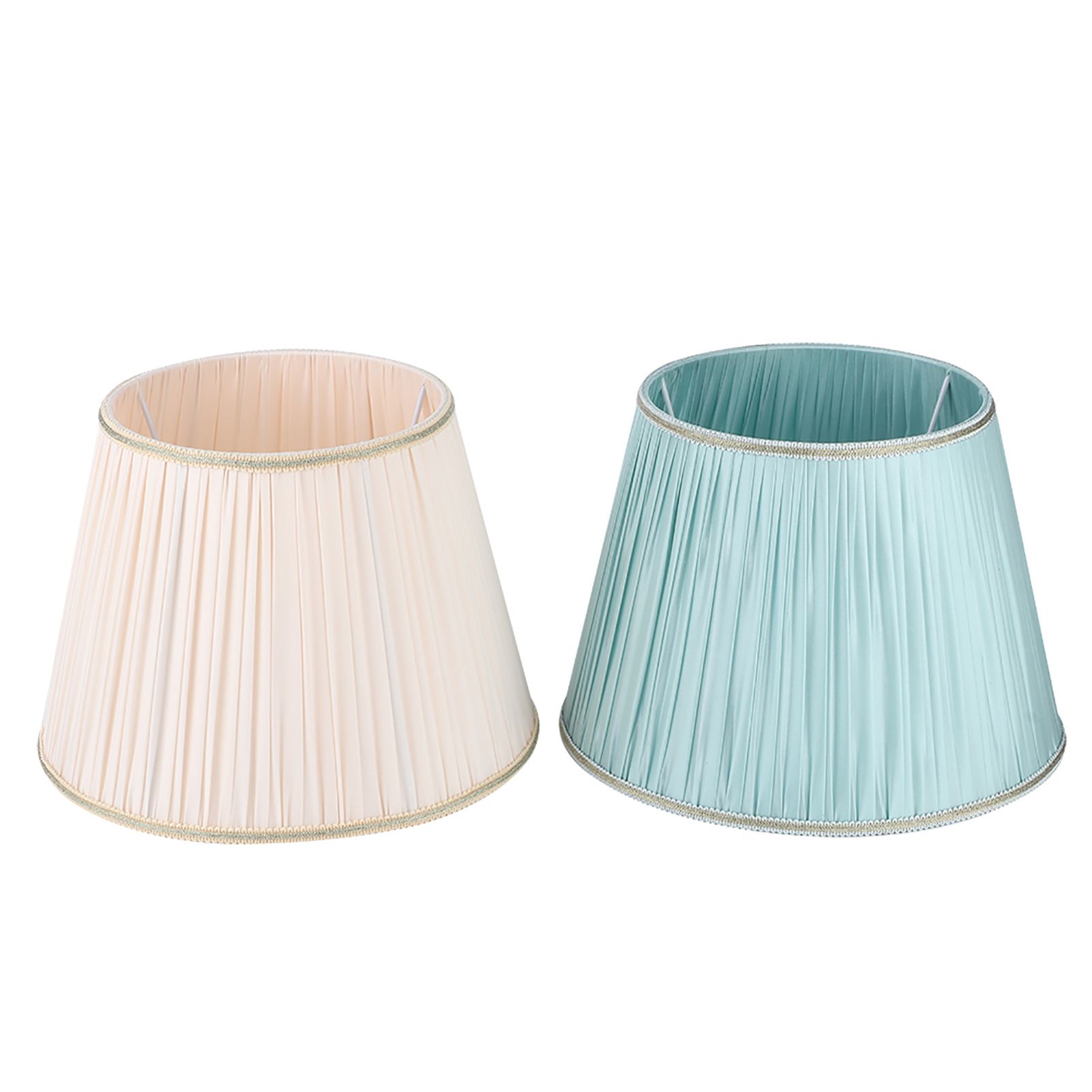 2PCS E27 Modern Simple Desk Lamp Cover Shade Fabric Lampshade for Living Room view 7