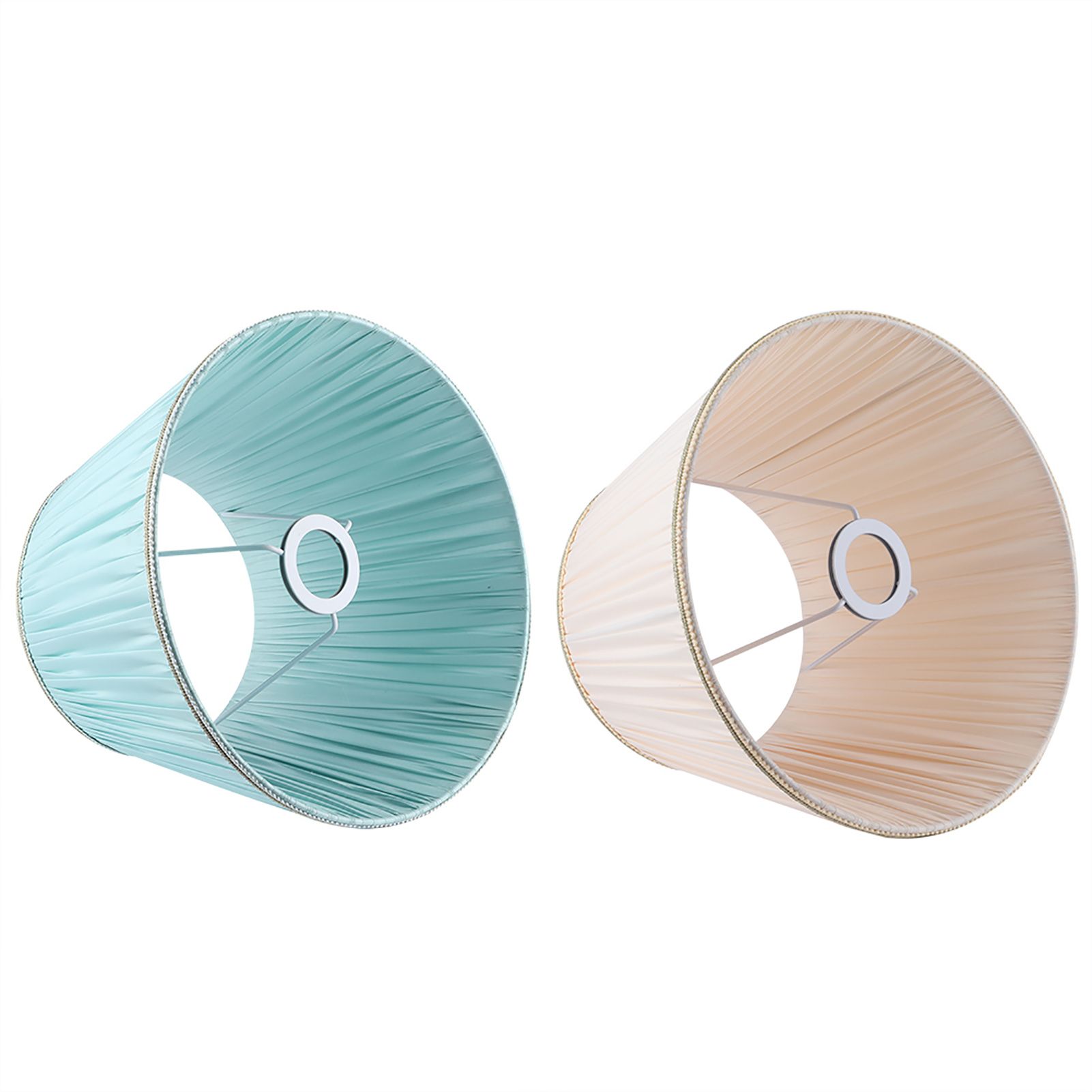 2PCS E27 Modern Simple Desk Lamp Cover Shade Fabric Lampshade for Living Room view 8