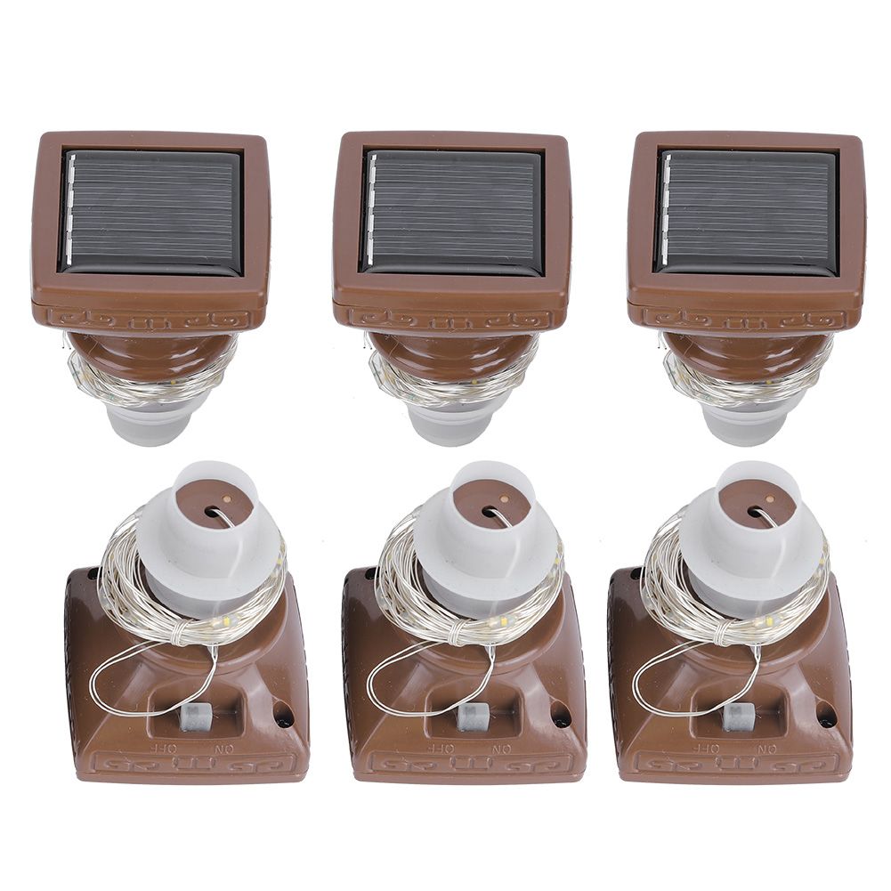 6PCS 20LED Solar String Lights Waterproof Wine Bottle Cork Lamp for Wedding view 8