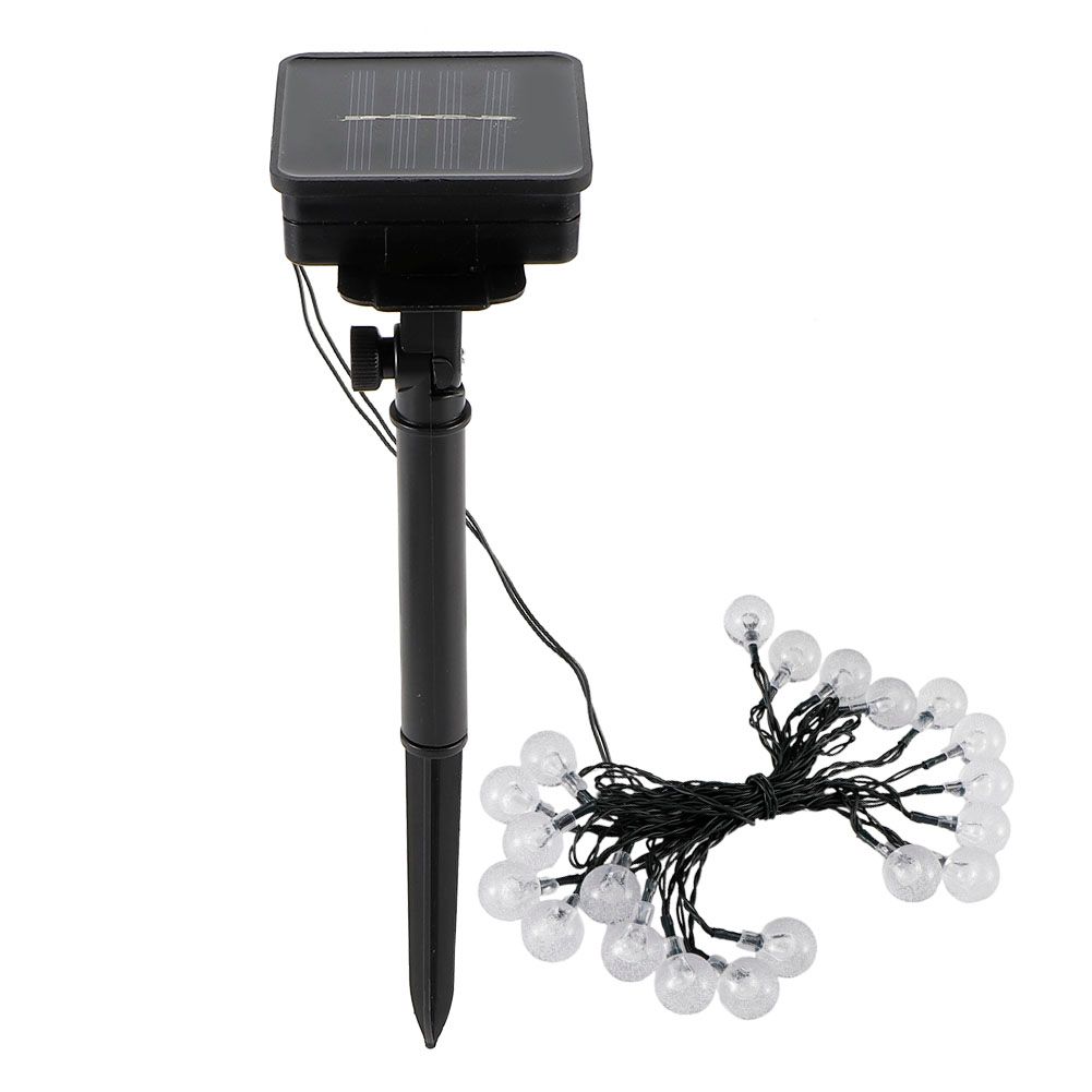 20LED Chips Solar Powered String Lights for Christmas Party Gardens Landscape view 2