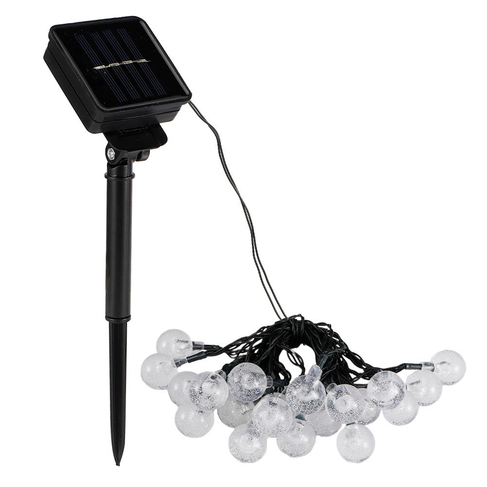 20LED Chips Solar Powered String Lights for Christmas Party Gardens Landscape view 6