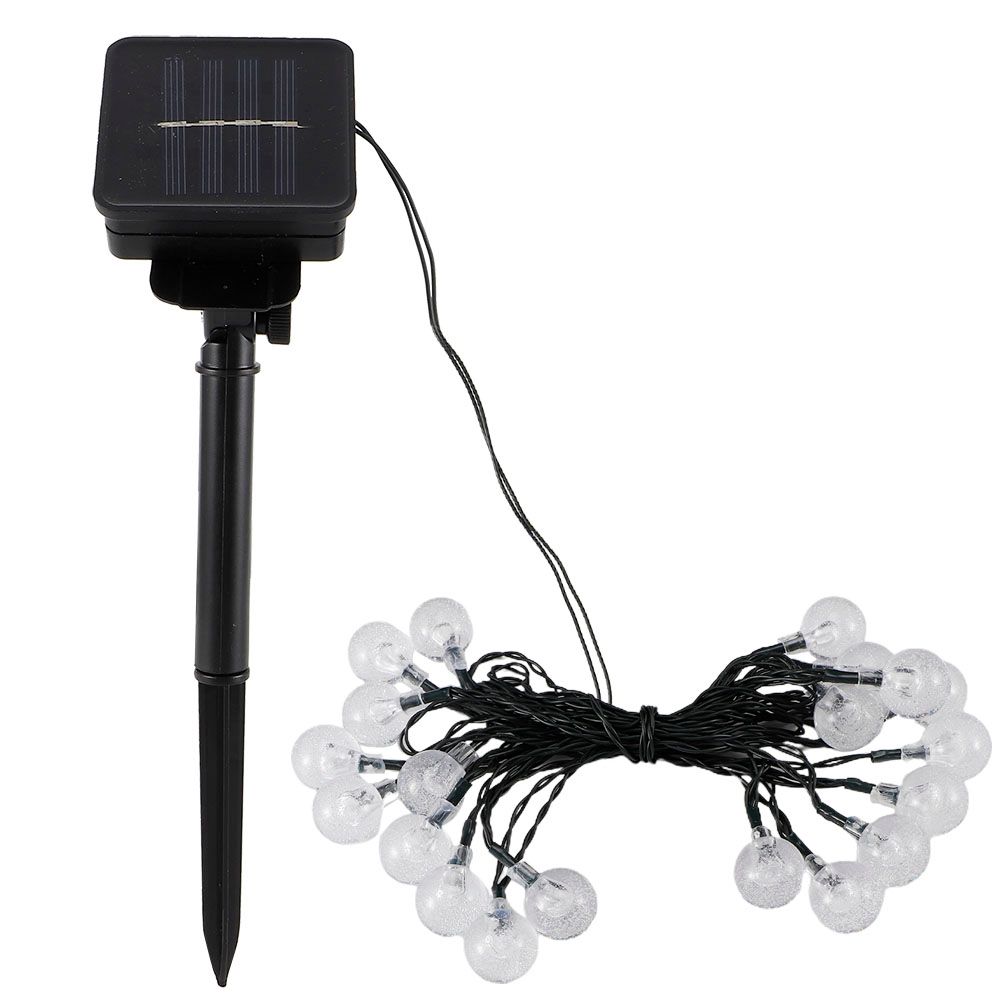 20LED Chips Solar Powered String Lights for Christmas Party Gardens Landscape view 7