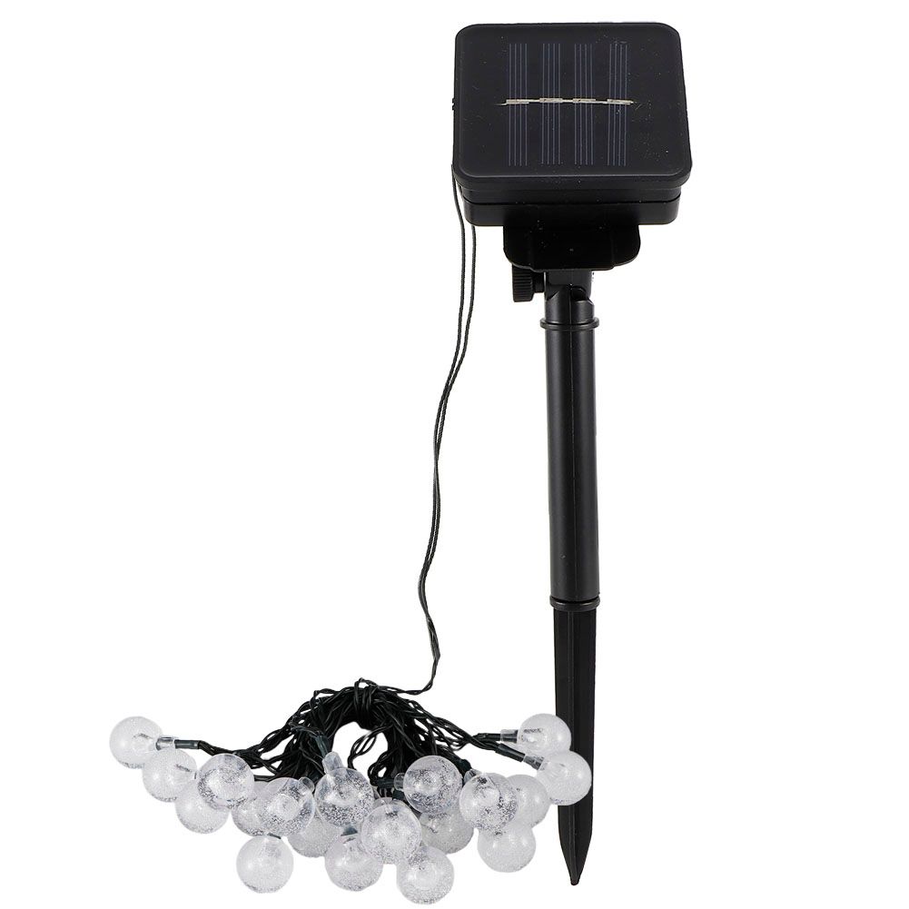 20LED Chips Solar Powered String Lights for Christmas Party Gardens Landscape view 8