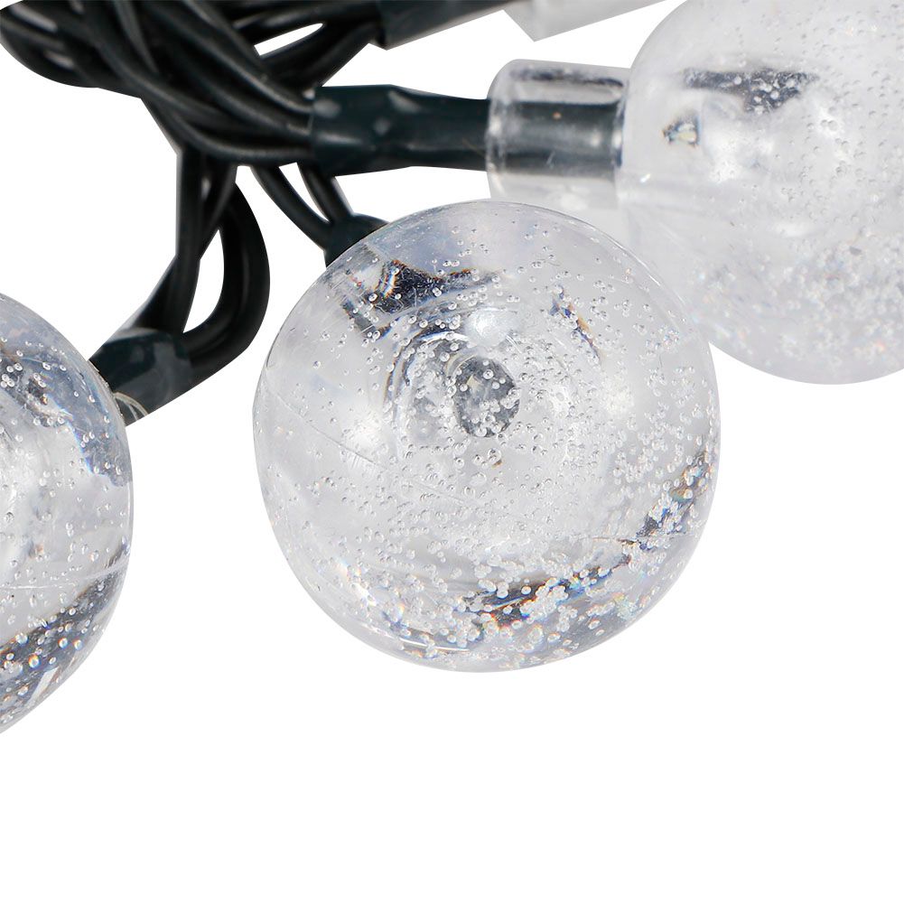 20LED Chips Solar Powered String Lights for Christmas Party Gardens Landscape view 11