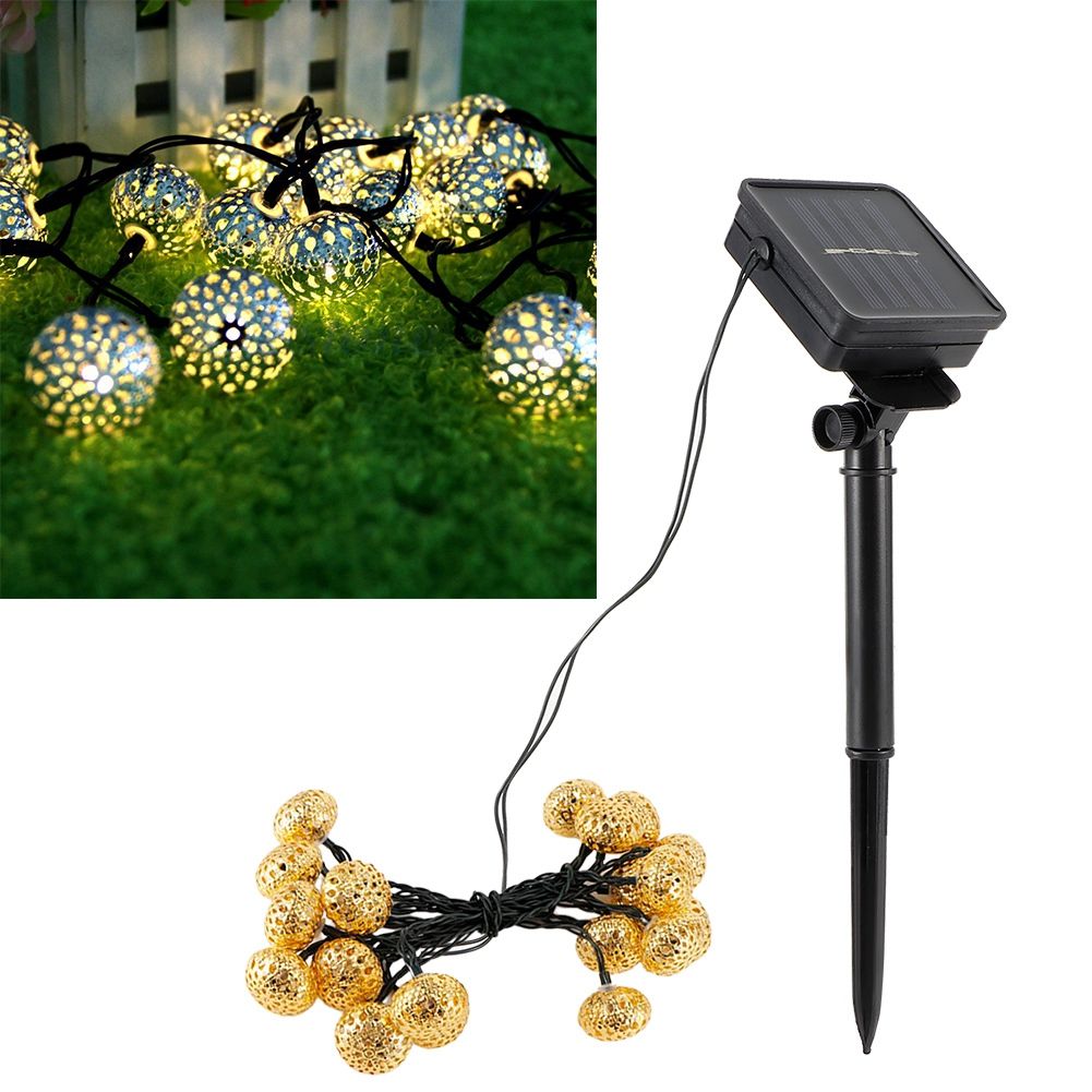 20LED Solar Light Globe String Lights Holiday Decoration Light for Christmas view 9