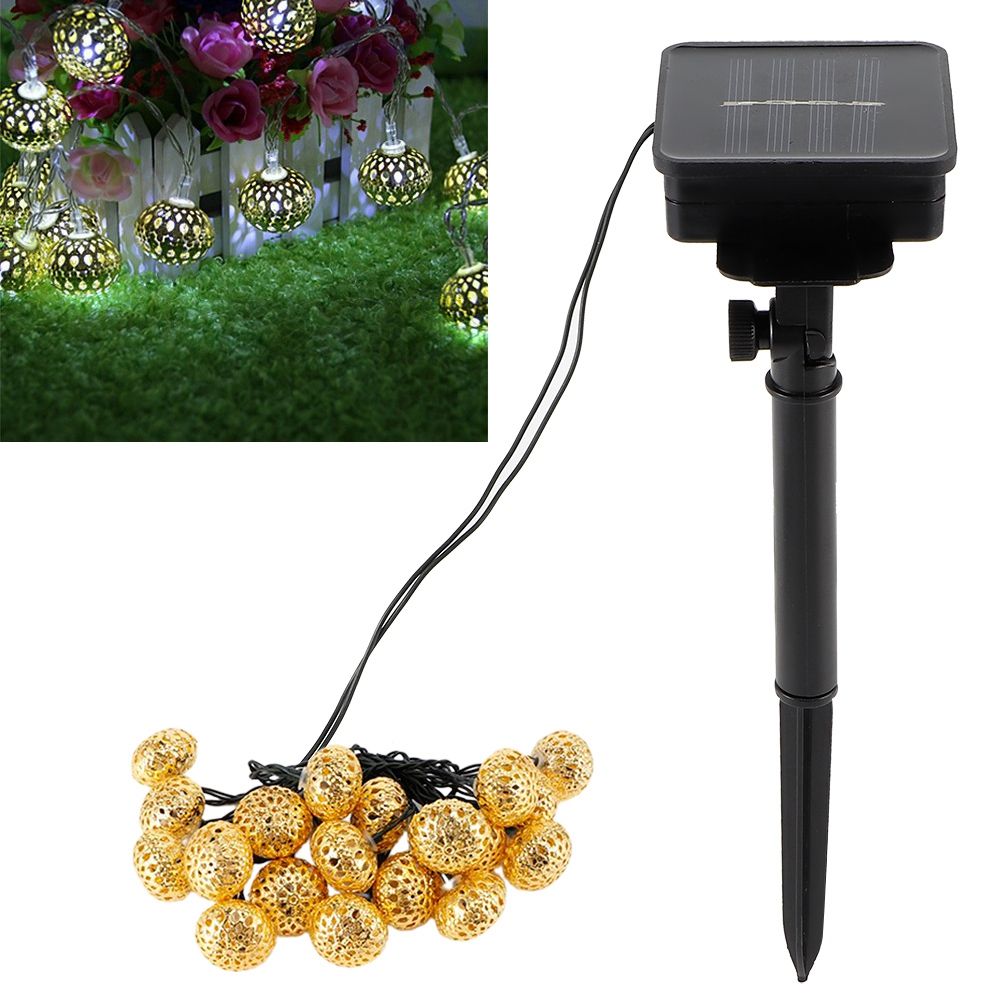 20LED Solar Light Globe String Lights Holiday Decoration Light for Christmas view 10