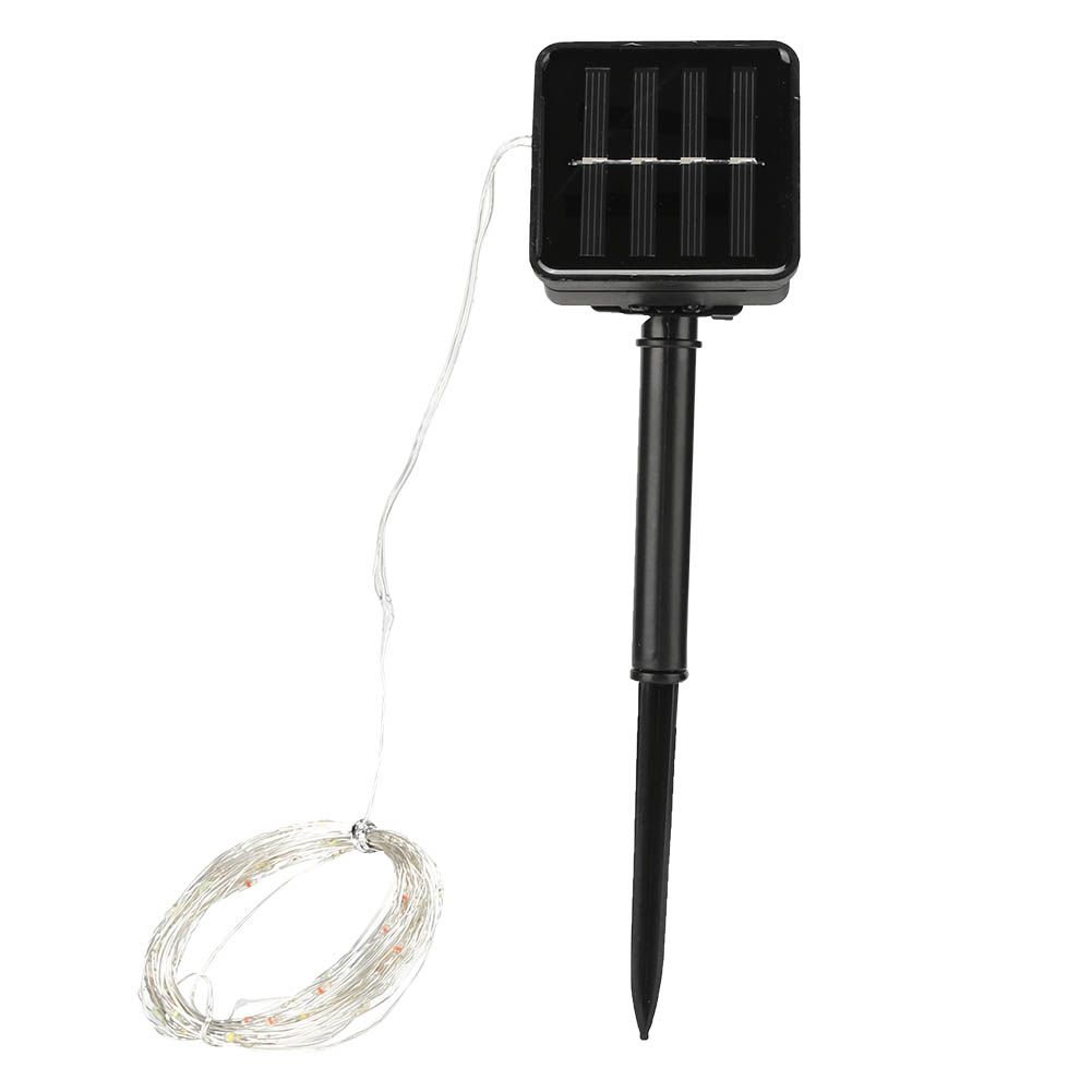 100LED Chips Solar Powered Light String for Garden Yard Festivals Party view 2